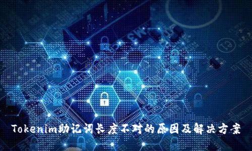 Tokenim助记词长度不对的原因及解决方案