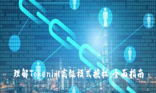 理解Tokenim高级模式授权:全面指南