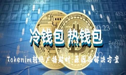 Tokenim转账广播超时：原因及解决方案