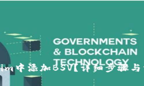 如何在Tokenim中添加BSV？详细步骤与常见问题解答